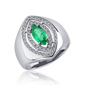 Кольцо Platinum Lab. - Платина 950 (арт. ПК-306И-01)