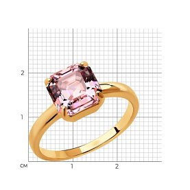 Кольцо SOKOLOV - Серебро 925, Swarovski (арт. 93010834)