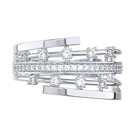 Кольцо POKROVSKY - Серебро 925, Фианит (арт. 1101607-00775)