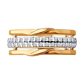 Кольцо SOKOLOV - Серебро 925, Фианит (арт. 93011186)