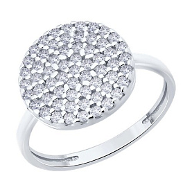 Кольцо SOKOLOV - Серебро 925, Фианит (арт. 94014455)