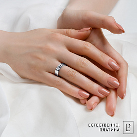 Кольцо Platinum Lab. - Платина 950 (арт. ПК-021-00)