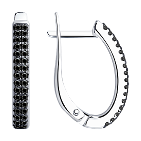 Серьги SOKOLOV - Серебро 925, Фианит (арт. 94024811)