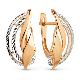 Серьги ЮФ Династия - Золото 375 (арт. 024442-5012)