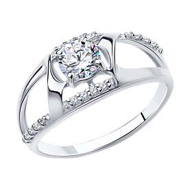 Кольцо Diamant - Серебро 925, Фианит (арт. 94-110-00733-1)