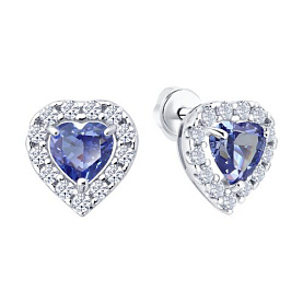 Серьги SOKOLOV - Серебро 925, Фианит (арт. 94027366)