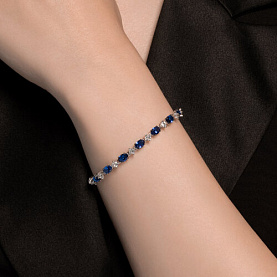 Браслет SOKOLOV - Серебро 925, Фианит (арт. 94051193)