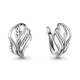 Серьги Аквамарин - Серебро 925 (арт. 31911.5)