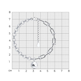 Браслет SOKOLOV - Серебро 925 (арт. 94051637-91)