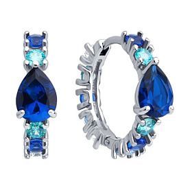 Серьги SOKOLOV - Серебро 925, Фианит (арт. 94026873)