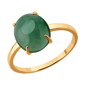 Кольцо SOKOLOV - Серебро 925, Жадеит (арт. 83010273)