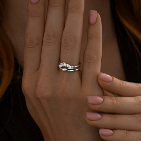 Кольцо SOKOLOV - Серебро 925, Фианит (арт. 94013804)