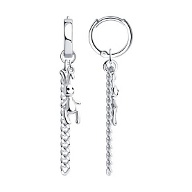 Серьги SOKOLOV - Серебро 925, Эмаль (арт. 94025702)