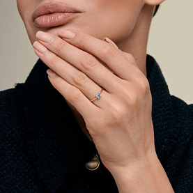 Кольцо SOKOLOV - Золото 585, Топаз (арт. 717394)