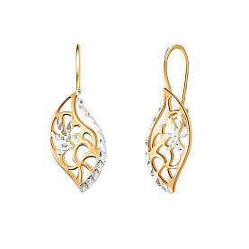 Серьги Атолл - Золото 585 (арт. 20231а)