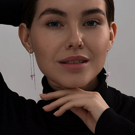 Серьги SOKOLOV - Серебро 925, Эмаль (арт. 94026027)