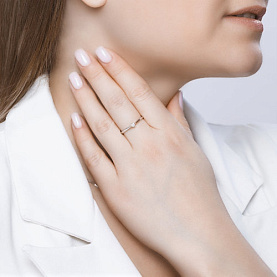 Кольцо SOKOLOV - Золото 585, Бриллиант (арт. 1011384)