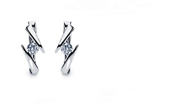 Серьги Platinum Lab. - Платина 950, Бриллиант (арт. ПС-017-01)