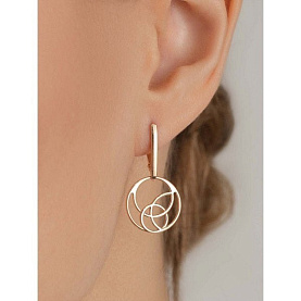 Серьги Атолл - Золото 585 (арт. 22098)