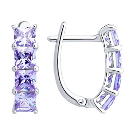 Серьги SOKOLOV - Серебро 925, Фианит (арт. 94027061)