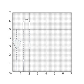 Серьги Diamant - Серебро 925, Эмаль (арт. 94-123-00089-1)