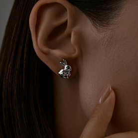 Серьги SOKOLOV - Серебро 925, Эмаль (арт. 94025918)