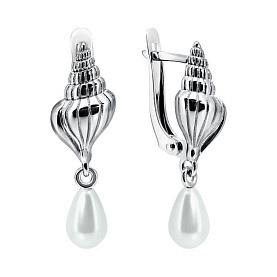 Серьги Talant - Серебро 925, Жемчуг имитация (арт. 14-72-0010-17151)