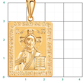 Подвеска Атолл - Золото 585 (арт. 3386)