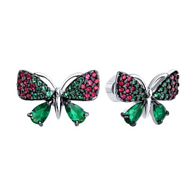 Серьги SOKOLOV - Серебро 925, Фианит (арт. 94025992)