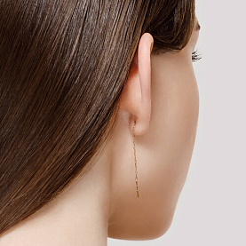 Серьги SOKOLOV - Золото 375, Фианит (арт. 022668-4)