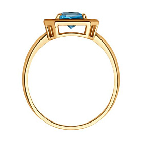 Кольцо Diamant - Золото 585, Топаз, Эмаль (арт. 51-310-02450-1)