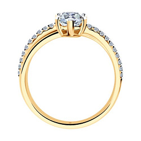 Кольцо SOKOLOV - Серебро 925, Фианит (арт. 93011091)