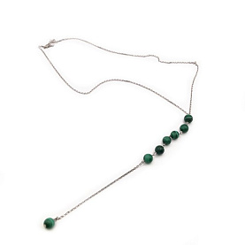 Колье Мириада - Серебро 925, Малахит (арт. 907041520)