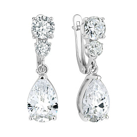 Серьги Talant - Серебро 925, Фианит (арт. 14-72-0001-14087)