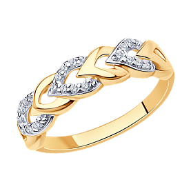 Кольцо SOKOLOV - Серебро 925, Фианит (арт. 93010674)