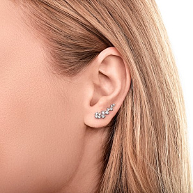 Серьги Talant - Серебро 925, Фианит (арт. 16-72-0001-28725)