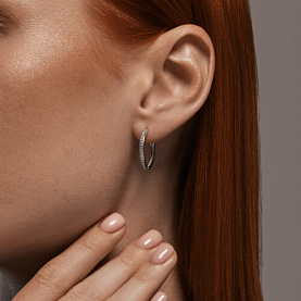 Серьги SOKOLOV - Серебро 925, Фианит (арт. 94026681)