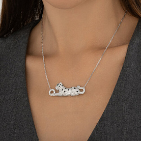 Колье SOKOLOV - Серебро 925, Фианит (арт. 94071237)