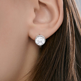 Серьги Diamant - Серебро 925, Фианит (арт. 94-120-00104-1)