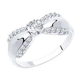 Кольцо Diamant - Серебро 925, Фианит (арт. 94-110-00022-1)