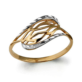 Кольцо Аквамарин - Золото 585 (арт. 54242.1)