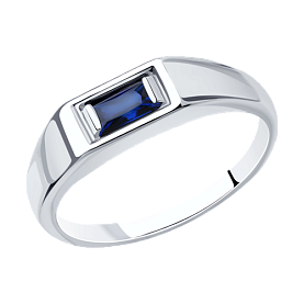 Кольцо Diamant - Серебро 925, Синтетический сапфир (арт. 94-310-00772-1)