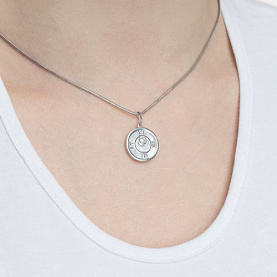 Подвеска SOKOLOV - Серебро 925, Фианит, Перламутр (арт. 94032169)