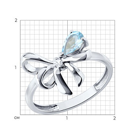 Кольцо SOKOLOV - Серебро 925, Топаз (арт. 92014895)