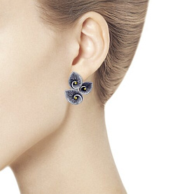 Серьги Diamant - Серебро 925 (арт. 95-120-00363-1)