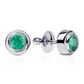 Серьги Platinum Lab. - Платина 950 (арт. ПС-020И-07)