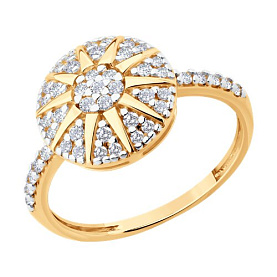 Кольцо SOKOLOV - Серебро 925, Фианит (арт. 93011135)