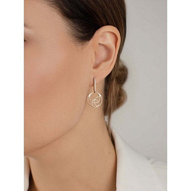 Серьги Атолл - Золото 585 (арт. 22098)