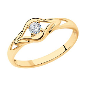 Кольцо SOKOLOV - Серебро 925, Фианит (арт. 93010531)