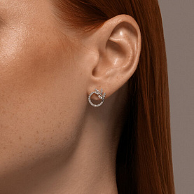 Серьги SOKOLOV - Серебро 925, Фианит (арт. 94026690)